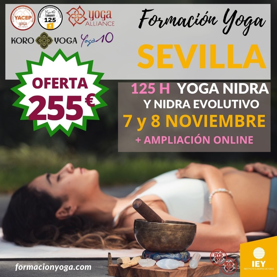 Formación presencial Yoga Nidra en Sevilla